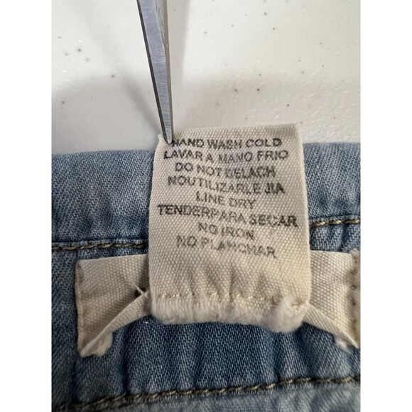 Sans Souci Women's Blue Chambray Long Sleeve Button Up Shirt Size S - Picture 4 of 7